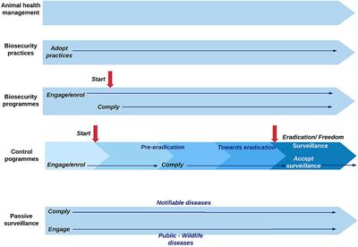 Nudging in Animal Disease Control and Surveillance: A Qualitative Approach to Identify Strategies Used to Improve Compliance With Animal Health Policies